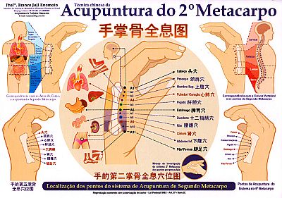 mapa joji enomoto acupuntura 2º Metacarpo