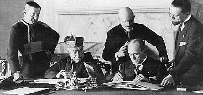 Assinatura do Tratado de Latrão