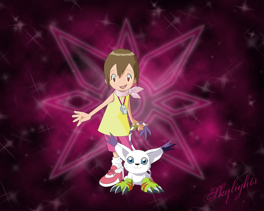 Hikari y Gatomon  Digimon adventure tri, Digimon adventure, Digimon  digital monsters