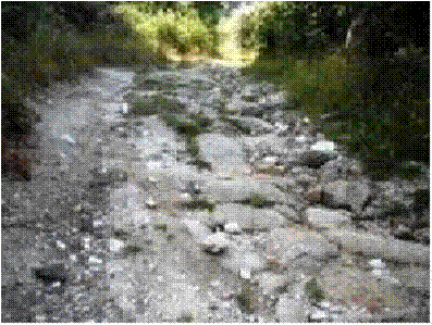 Resquicios de estrada Romana em Vila Longa