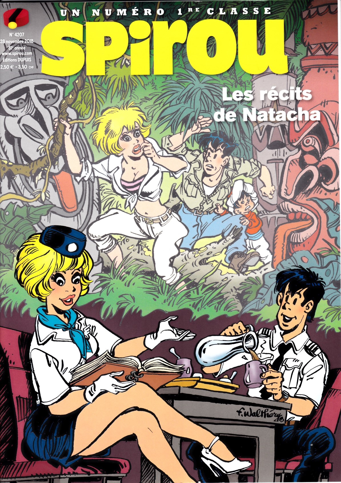 NATACHA - 23 . SUR LES TRACES DE LE &Eacute;PERVIER BLEU