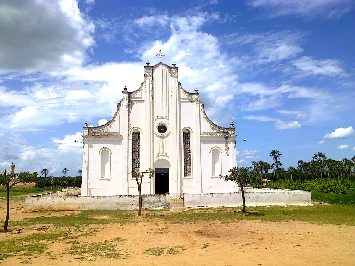 Vista da Nossa Capela São João Batista da Comunidade de Espinhos dos Lopes