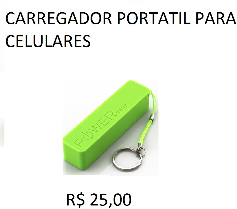 carregador portatil para celulares