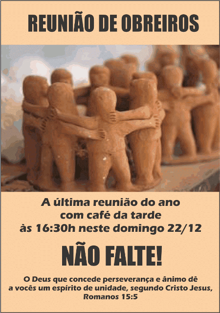 reunião de obreiros